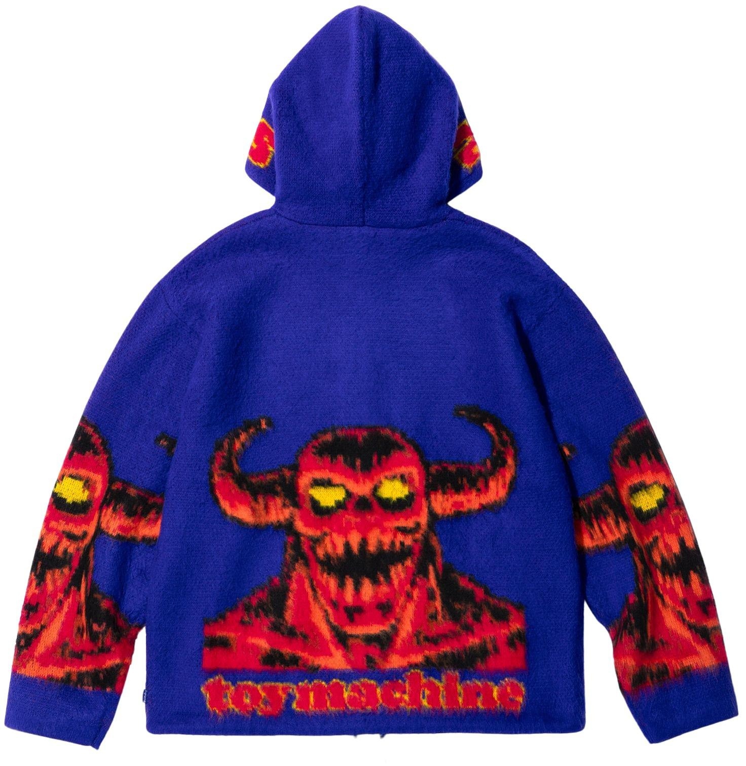 Supreme/Toy Machine Zip Up Hooded Sweater view 6